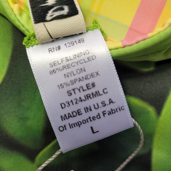 NWT Dippin' Daisy's Reversible Infinite Plaid String Bikini Bottom size Large - Picture 8 of 15